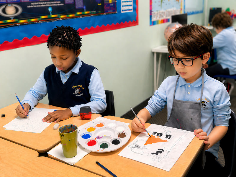 Wise Owl K–5 students learning, photo 8